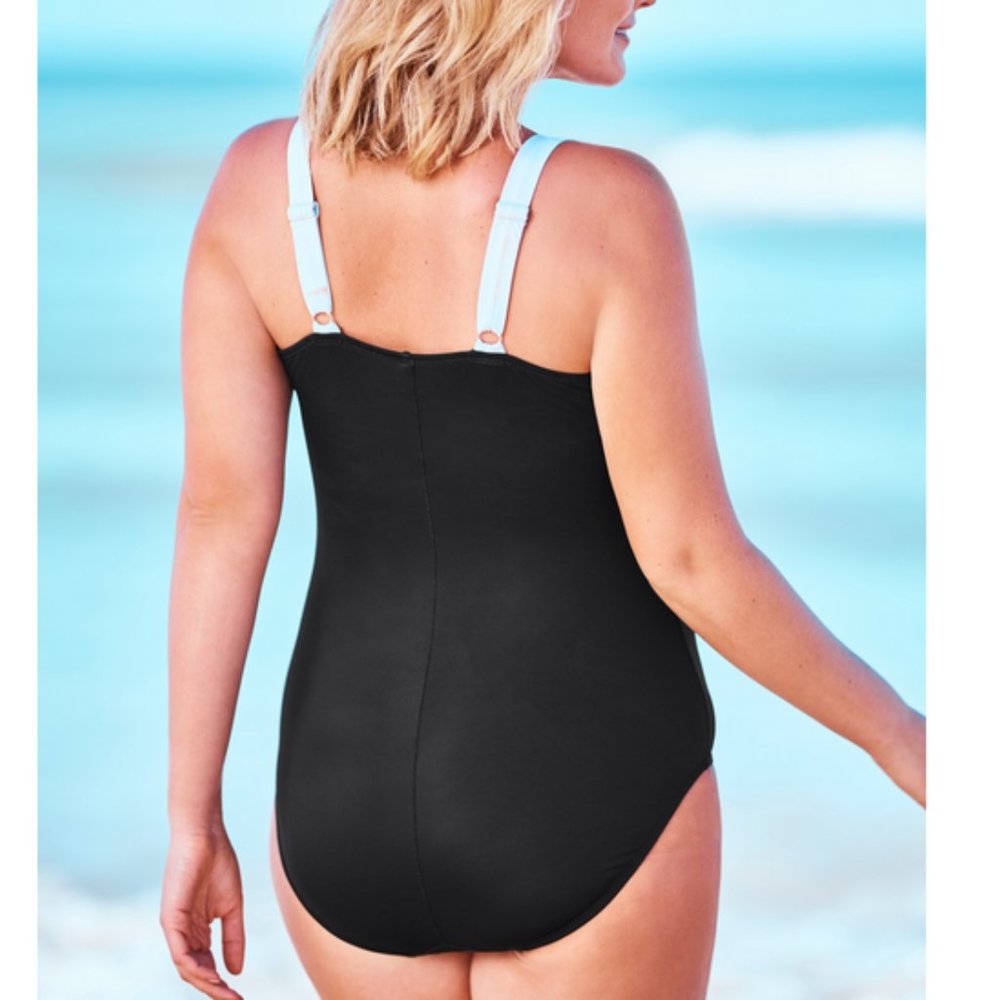 Nwt Classic Adjustable Strap Tank Style One Piece Swimsuits For All Flor… - Picture 2 of 5
